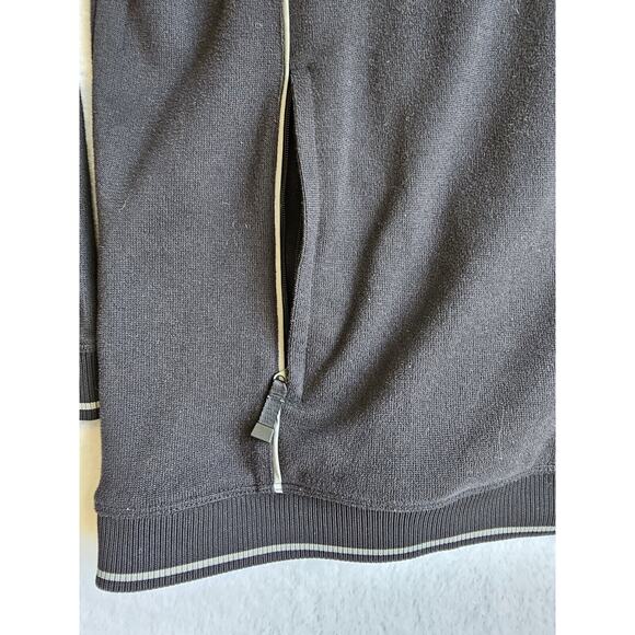Mens Adidas Black Full Zip Jacket Size Xl With Fiddlers Elbow Embroidery - Picture 8 of 16